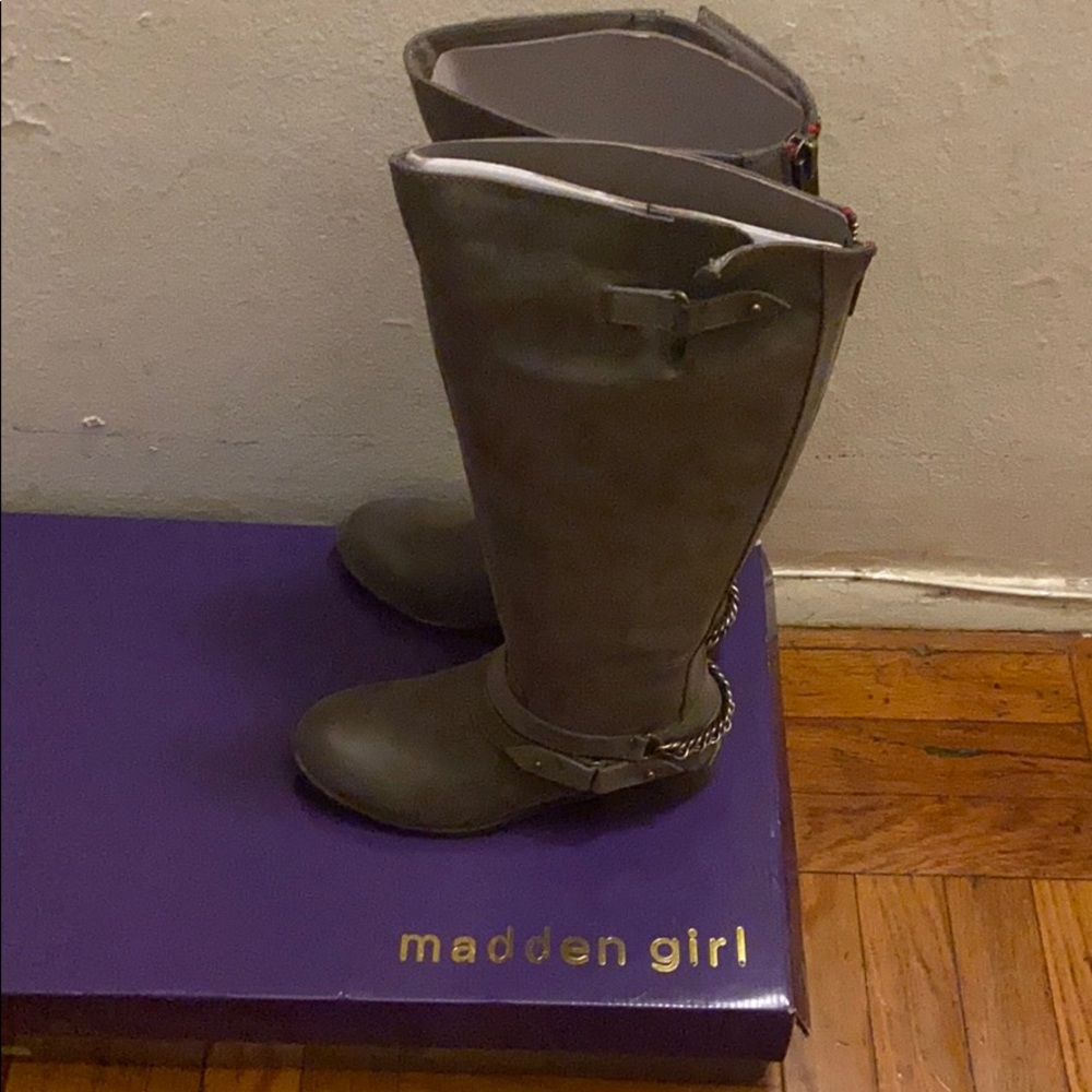 Madden Girl Brown “Wide Calf” Canyon Boot
